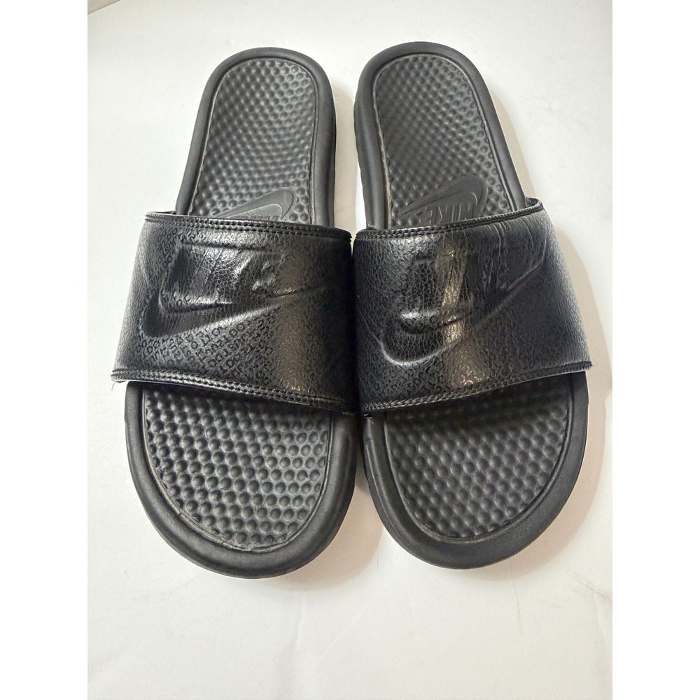Nike Benassi JDI Black Slides Mens 11 Sandals 343880-001